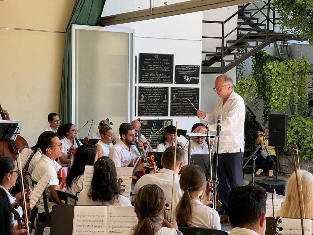 Ofrece la Filarmónica de Acapulco concierto especial en la Cuna de la&nbsp;Bandera