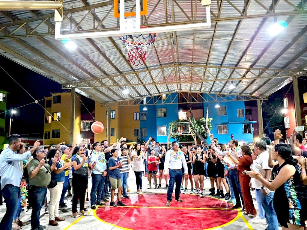 Inaugura David Gama red de drenaje sanitario y techado de multideportivo en las colonias FOVISSSTE e&nbsp;INFONAVIT