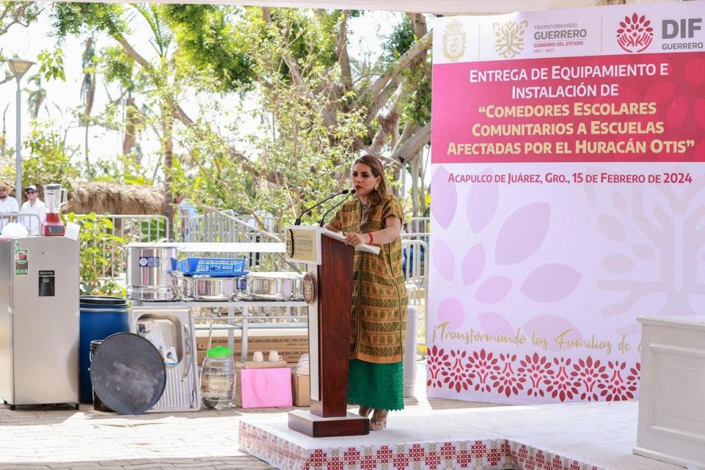 Fortalece Evelyn Salgado el programa de Comedores Escolares Comunitarios a través del DIF&nbsp;Guerrero