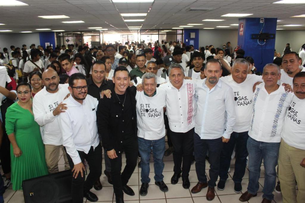 Se realizó con éxito la campaña «Si te Drogas te Dañas»: Marcial&nbsp;Rodríguez