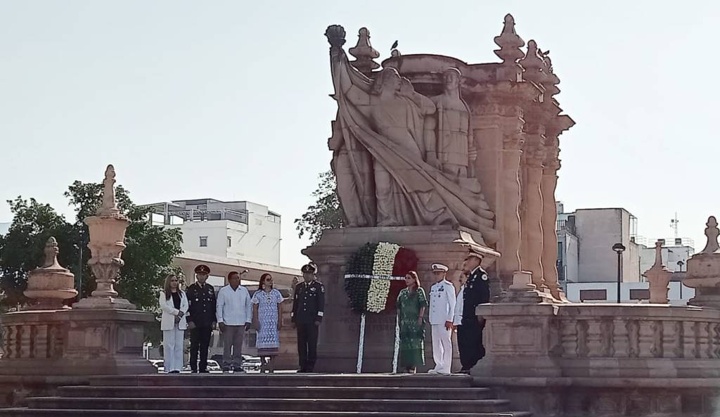 Evelyn Salgado y David Gama conmemoran el 203 Aniversario de la Bandera en el&nbsp;Tehuehue