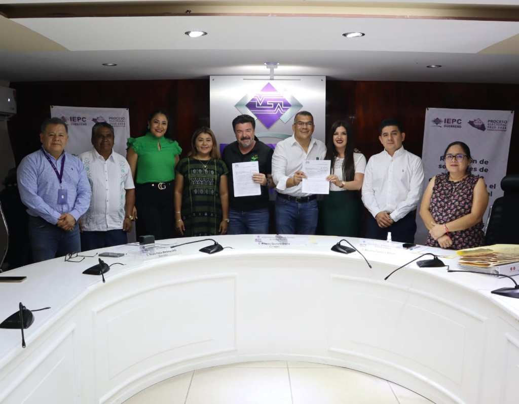 Recibe el IEPC la solicitud de registro de candidaturas a integrantes de Ayuntamientos del&nbsp;PVEM