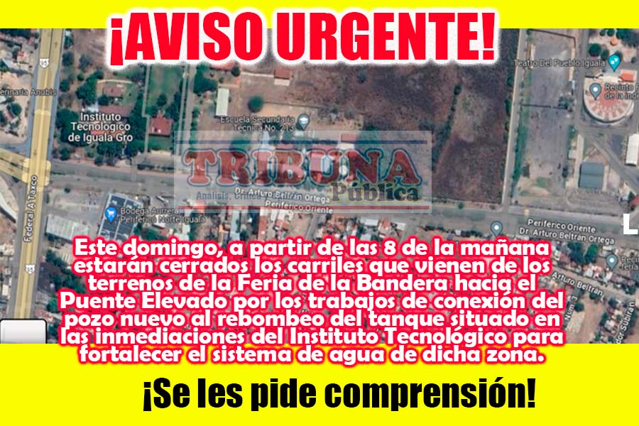 AVISO URGENTE