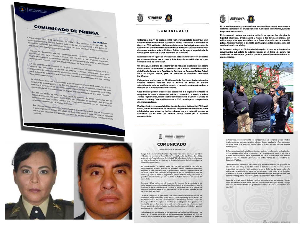 Enfrentamiento y contradicciones entre Fiscalía, SSP Gro., y&nbsp;SGG