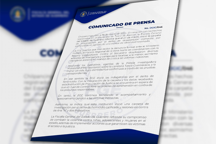 COMUNICADO DE PRENSA