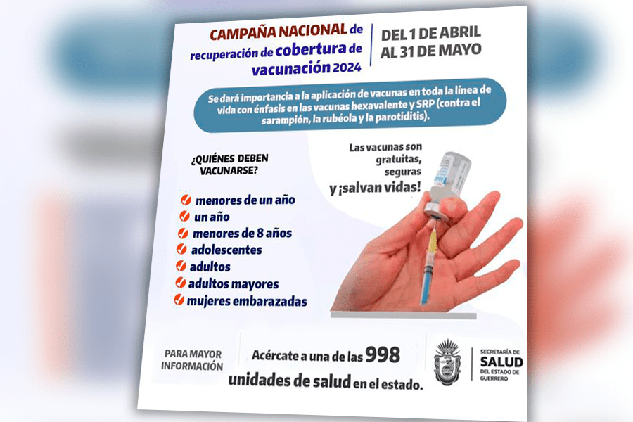 Continúa la Campaña Nacional de Vacunación&nbsp;Universal