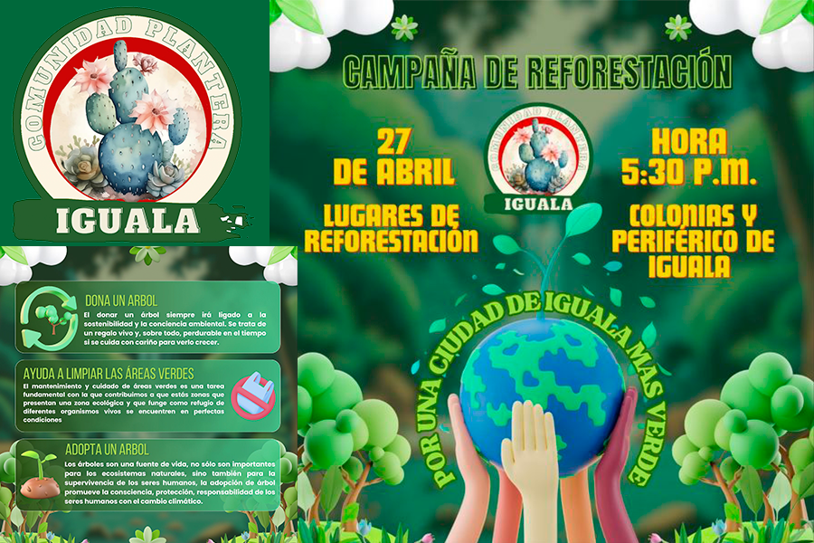 Convoca “Comunidad Plantera” a la campaña de&nbsp;reforestación