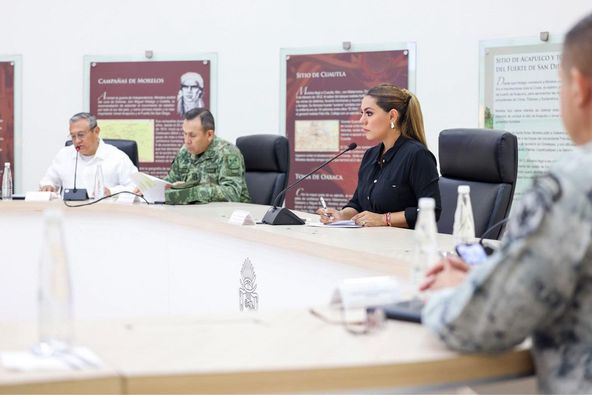 Evelyn Salgado Pineda encabeza la Sesión de la Mes de Coordinación para la Construcción de la Paz en&nbsp;Chilpancingo