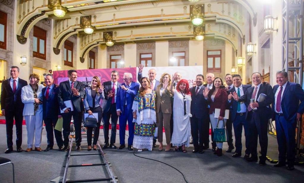 Acude Evelyn Salgado Pineda a la conferencia matutina de&nbsp;AMLO