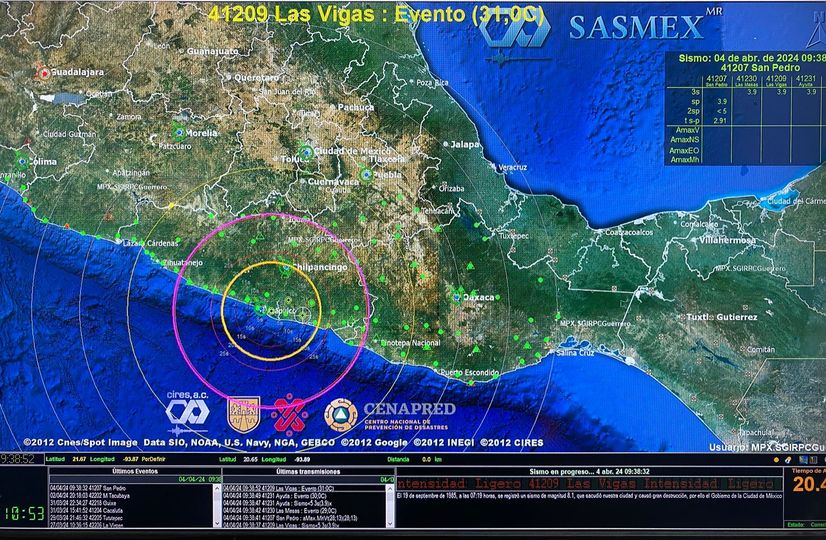 Ligero Sismo en Guerrero; no ameritó alerta&nbsp;sísmica