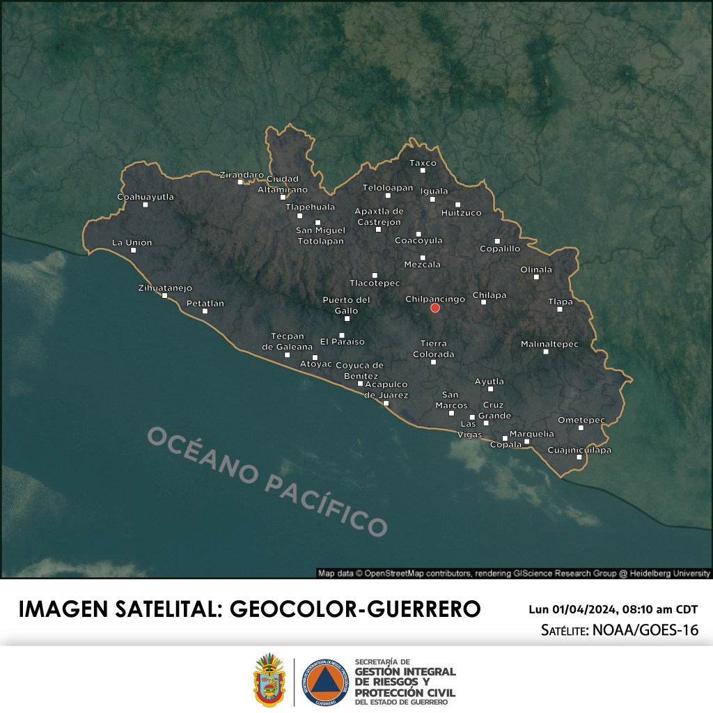 BOLETÍN METEOROLÓGICO GENERAL DEL 01 DE ABRIL DE&nbsp;2024