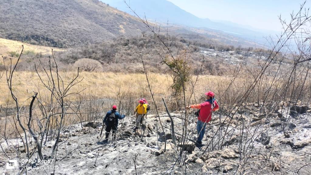 Controla PC Iguala incendio en Cerro&nbsp;Grande