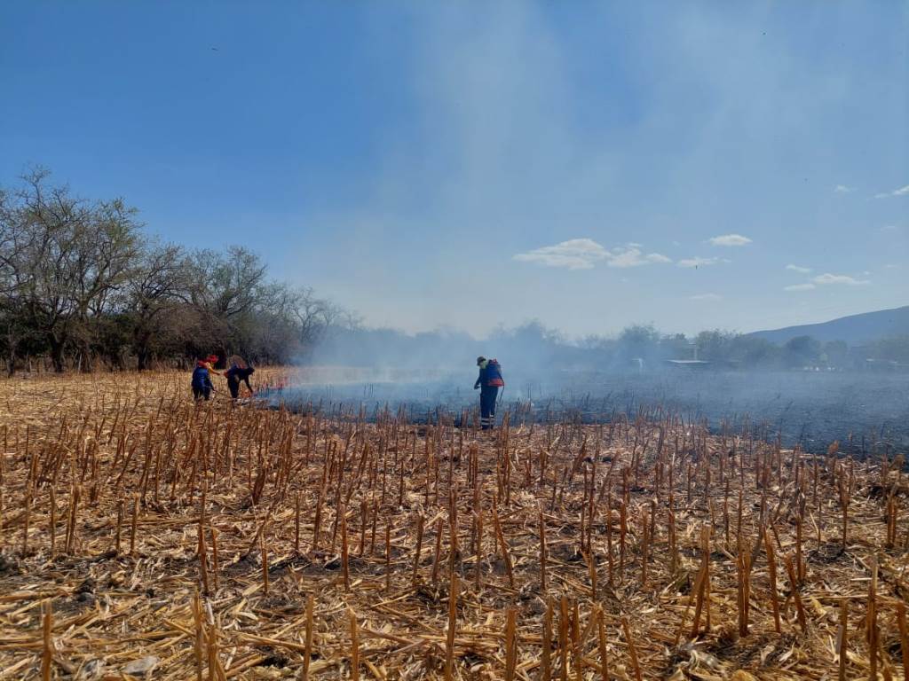 PC trabaja incesantemente para controlar el incendio en Cerro&nbsp;Grande