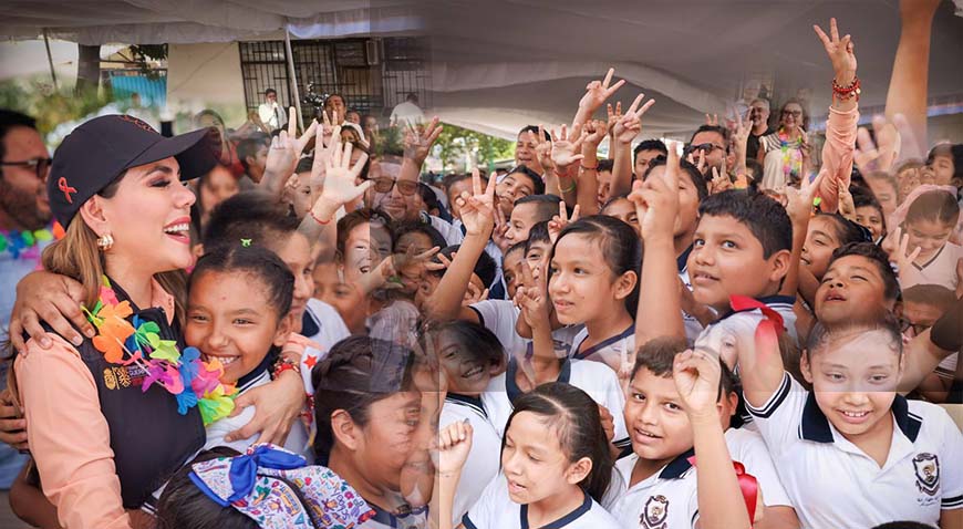 Vamos a trabajar todos los días por el bienestar de las niñas y los niños de Guerrero: Evelyn&nbsp;Salgado