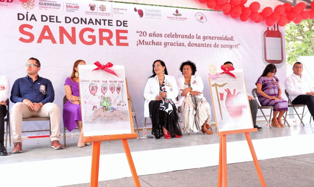 INAUGURA AIDÉ IBAREZ PROGRAMA ALUSIVO AL DÍA MUNDIAL DEL DONANTE DE&nbsp;SANGRE