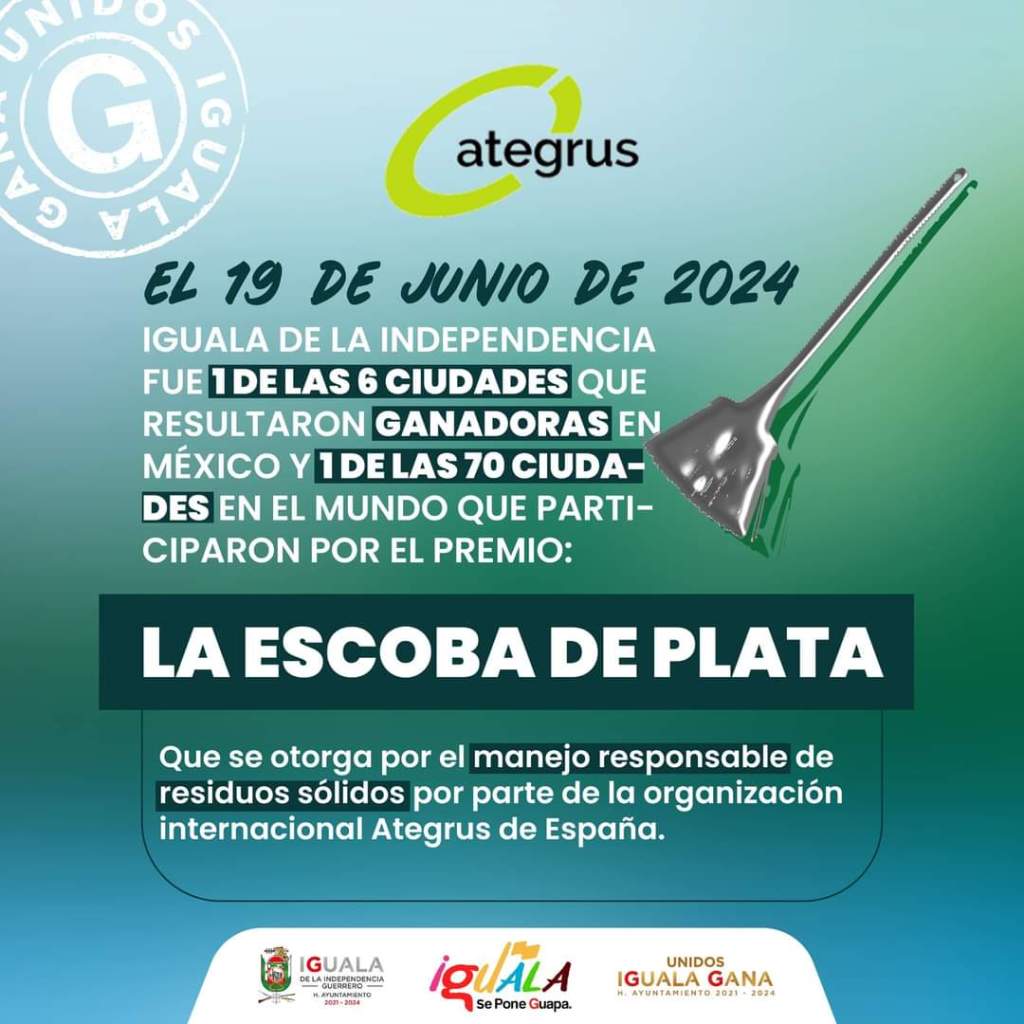 Reconoce ATEGRUS a Iguala por su labor al medio&nbsp;ambiente