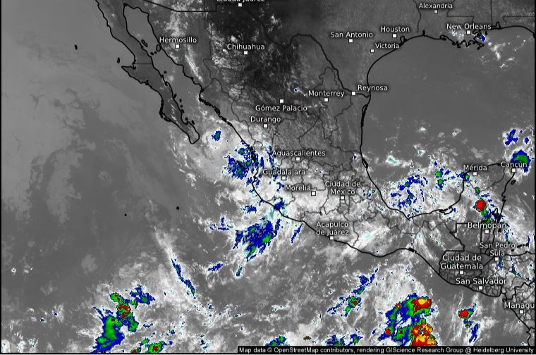 Sigue el pronóstico de lluvias en Guerrero para las próximas horas:&nbsp;SGIRPCGRO