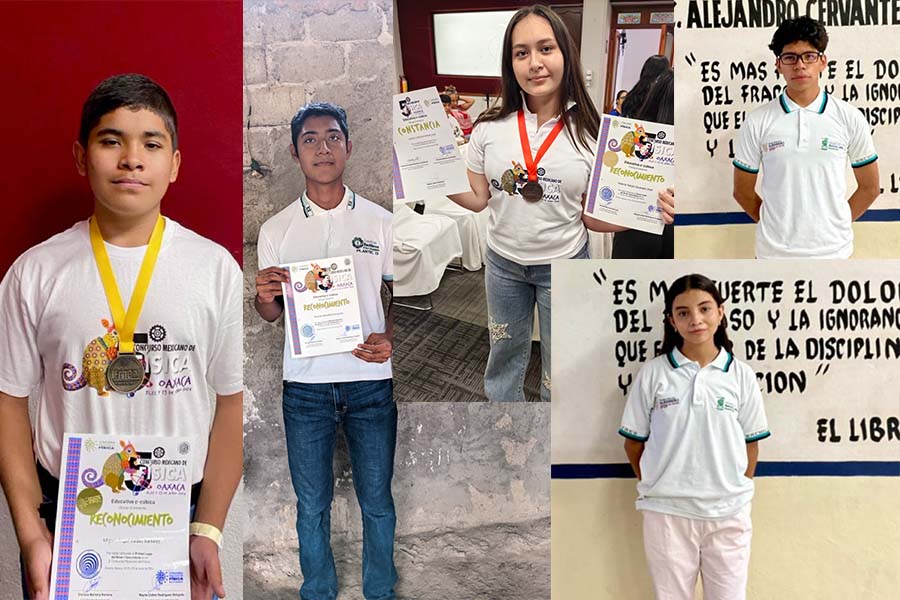 Estudiantes guerrerenses obtienen medallas en el Concurso Mexicano de Física, en Oaxaca:&nbsp;SEG