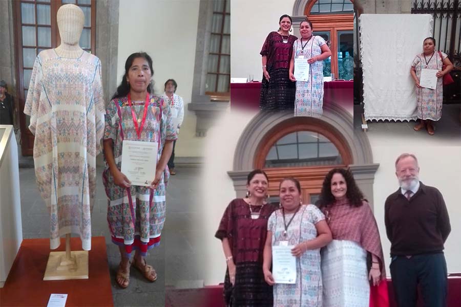 Artesanas guerrerenses obtienen un galardón y mención honorífica en el XII Concurso Nacional de&nbsp;Textiles