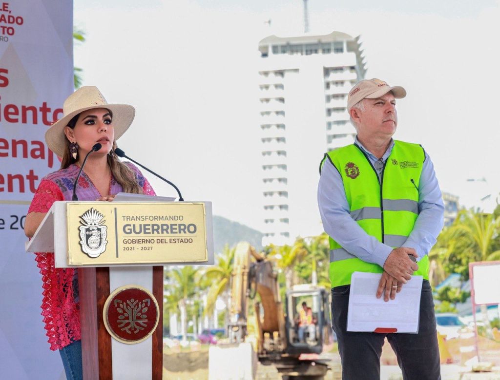 Supervisa Evelyn Salgado las obras de mejoramiento en los sistemas de drenaje sanitario y saneamiento de&nbsp;Acapulco