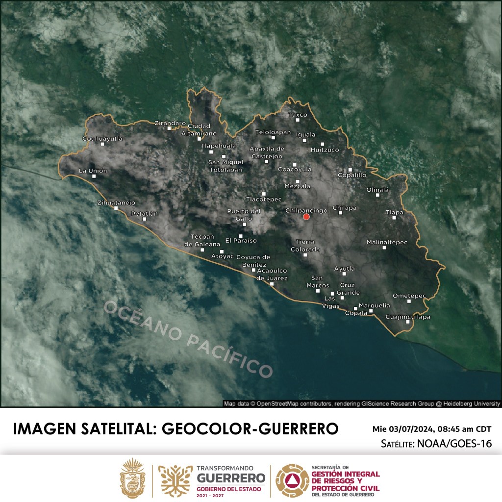 BOLETÍN METEOROLÓGICO GENERAL DEL 03 DE JULIO DE&nbsp;2024