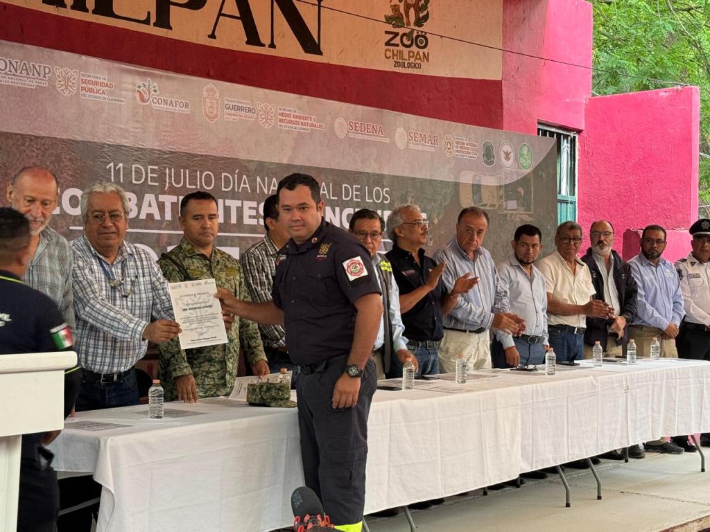 Reconoce la SEMAREN a combatientes de incendios en el Día Nacional del Combatiente&nbsp;Forestal