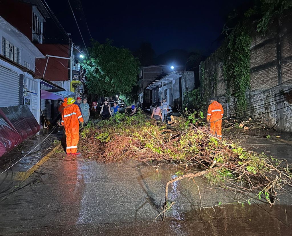 SGIRPCGRO atiende incidencias generadas por tormenta local en&nbsp;Chilpancingo
