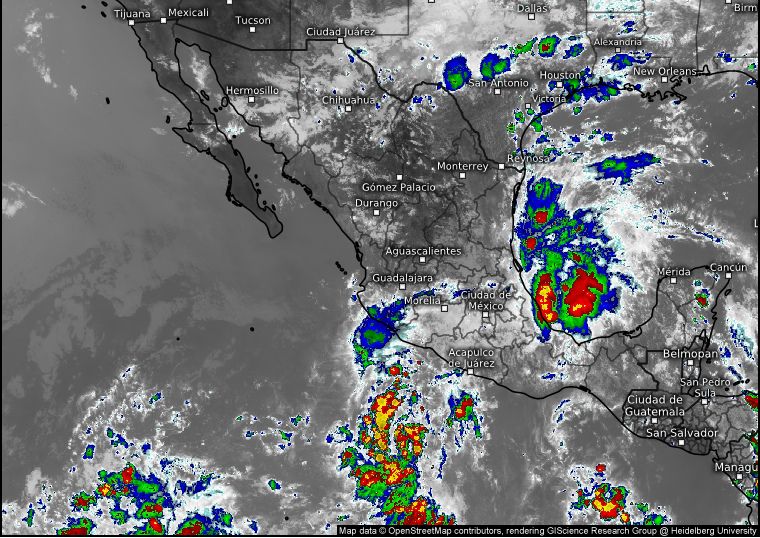 SGIRPCGRO prevé la manifestación de lluvias de moderadas a fuertes en&nbsp;Guerrero