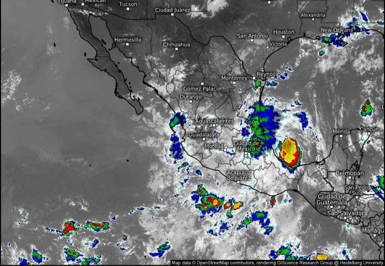 SGIRPCGRO prevé lluvias intensas en Guerrero por onda tropical número&nbsp;08