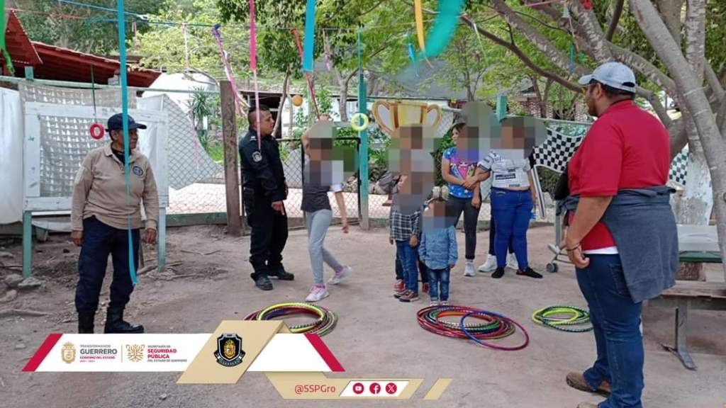 PERSONAL DE LA POLICÍA MONTADA BRINDA ATENCIÓN A NIÑAS Y NIÑOS DE LA CASA HOGAR DEL DIF&nbsp;GUERRERO