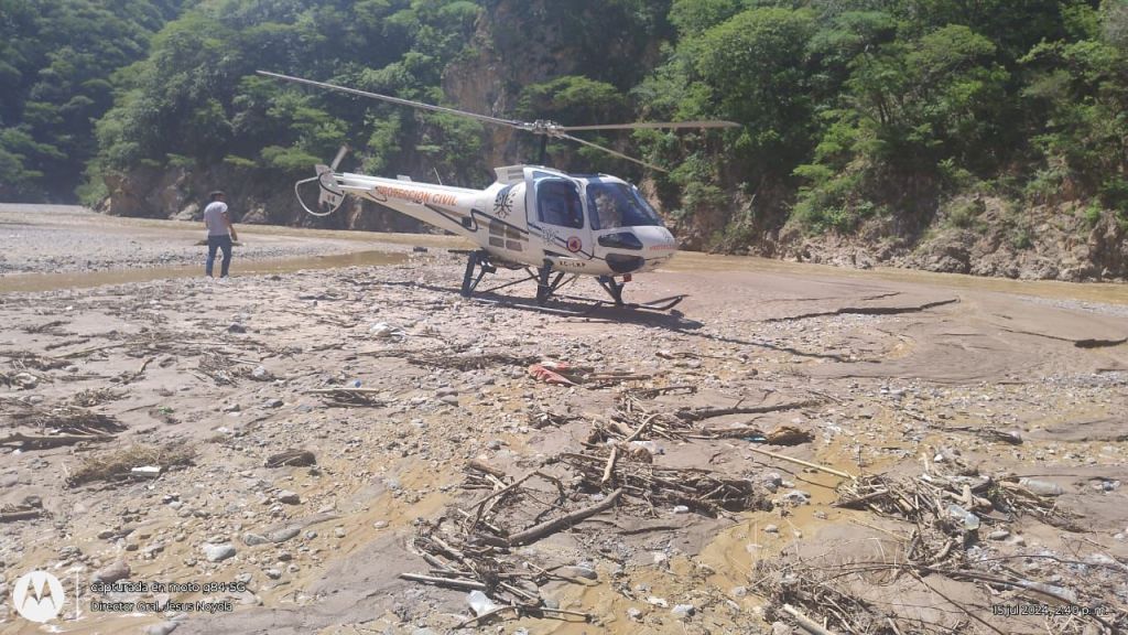 Por aire y por tierra gobierno del estado continúa la búsqueda de persona desaparecida en&nbsp;Tlapa