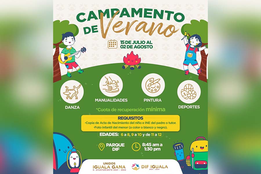 Invitación al “Campamento de Verano&nbsp;2024”