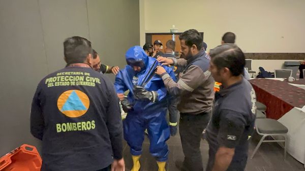 La SGIRPCGRO y empresas mineras realizan capacitación para la prevención de accidentes por sustancias&nbsp;peligrosas