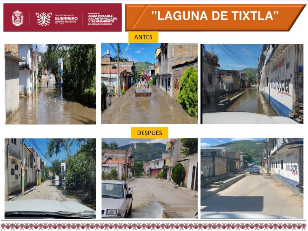 Gobierno de Guerrero atiende las inundaciones en Tixtla tras el paso del huracán&nbsp;John