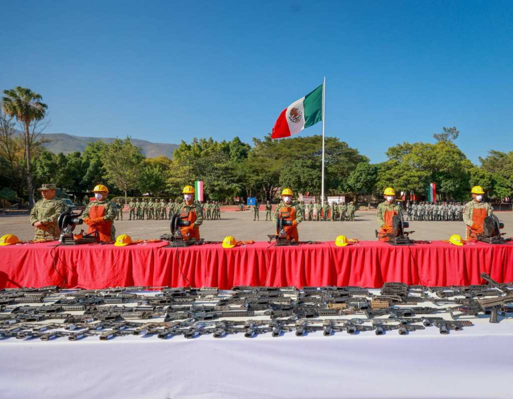 Destrucción de Armamento en Guerrero; un paso hacia la Paz: Evelyn&nbsp;Salgado