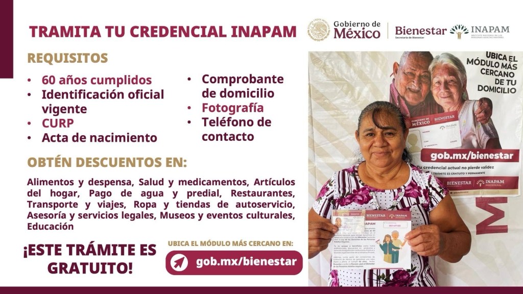 Exhortan a Tramitar la Credencial del Inapam&nbsp;Gratis