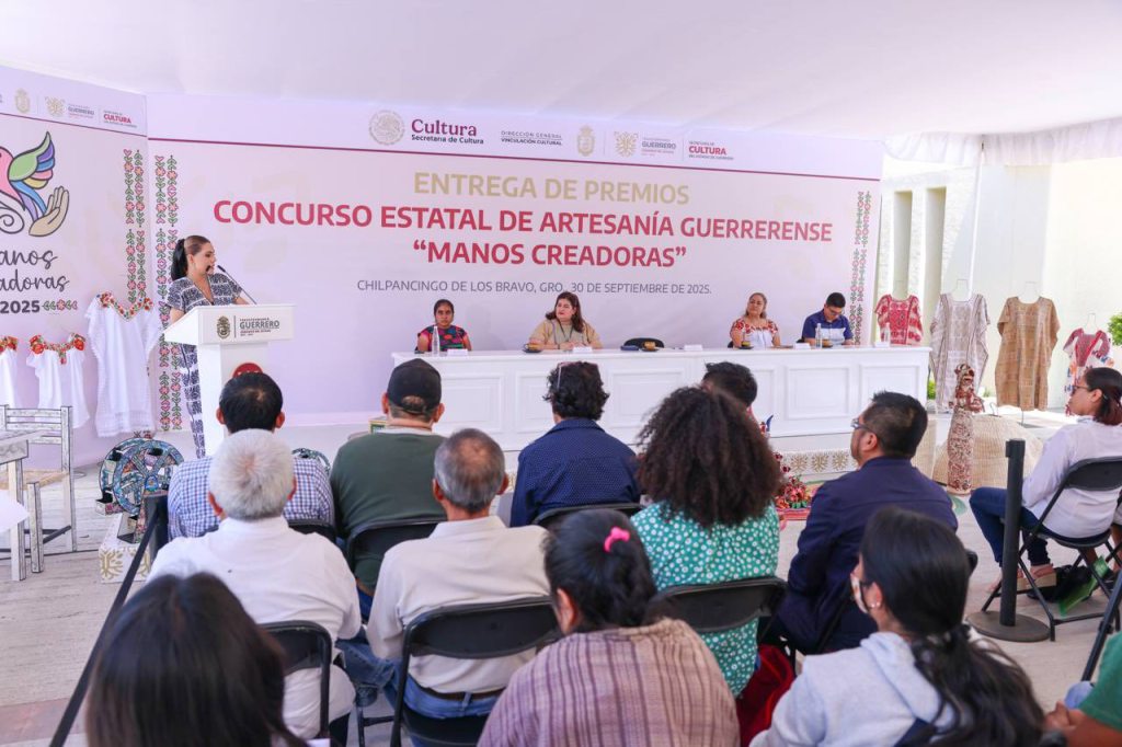RECONOCEN A GANADORES DEL CONCURSO ESTATAL DE ARTESANÍA GUERRERENSE “MANOS CREADORAS&nbsp;2025”