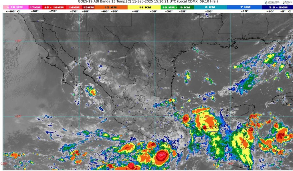 Se prevén lluvias moderadas a fuertes en Guerrero después del mediodía:&nbsp;SGIRPCGRO